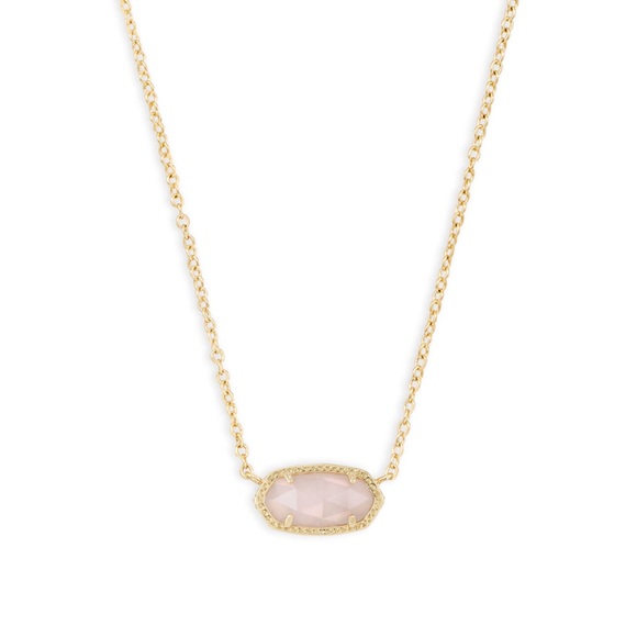 Kendra Scott Jewelry - KENDRA SCOTT • Gold Rose Quartz Elisa Necklace